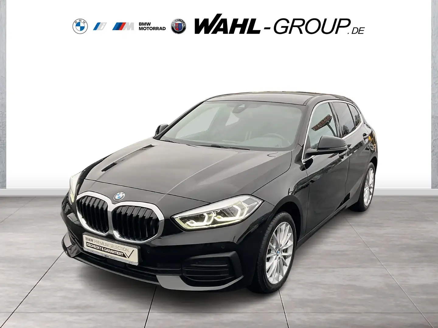 BMW 118 i ADVANTAGE DKG LC PROF SPORTSITZE LED GRA PDC L Schwarz - 1