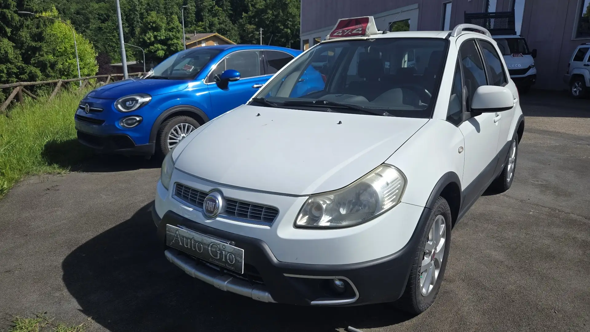 Fiat Sedici 4X4 BENZINA MOLTO BELLA KM CERTIFICATI Білий - 1