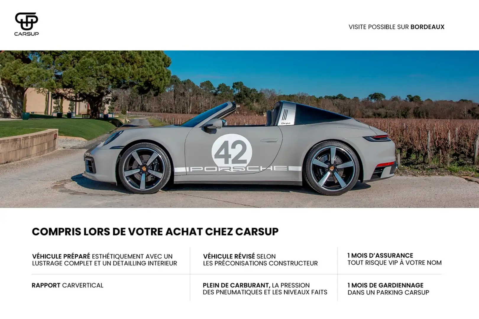 Porsche 911 992 Targa 4S Heritage Design Gris - 2