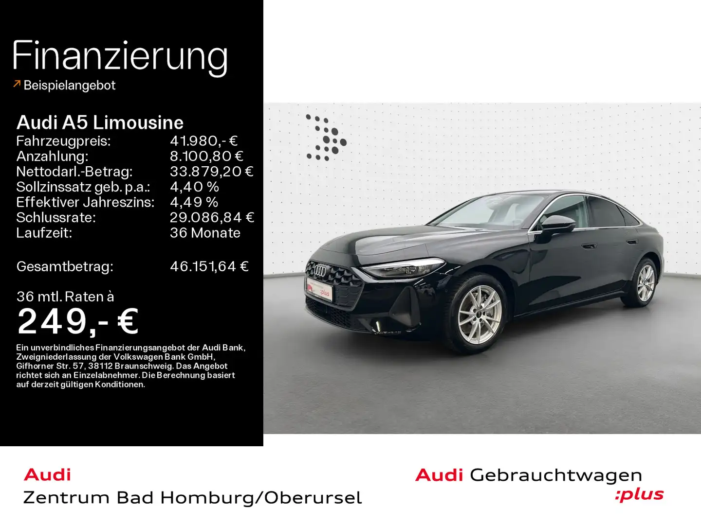 Audi A5 2.0 TDI Navi*LED*Alu*PDC*Kamera*Sit Schwarz - 1