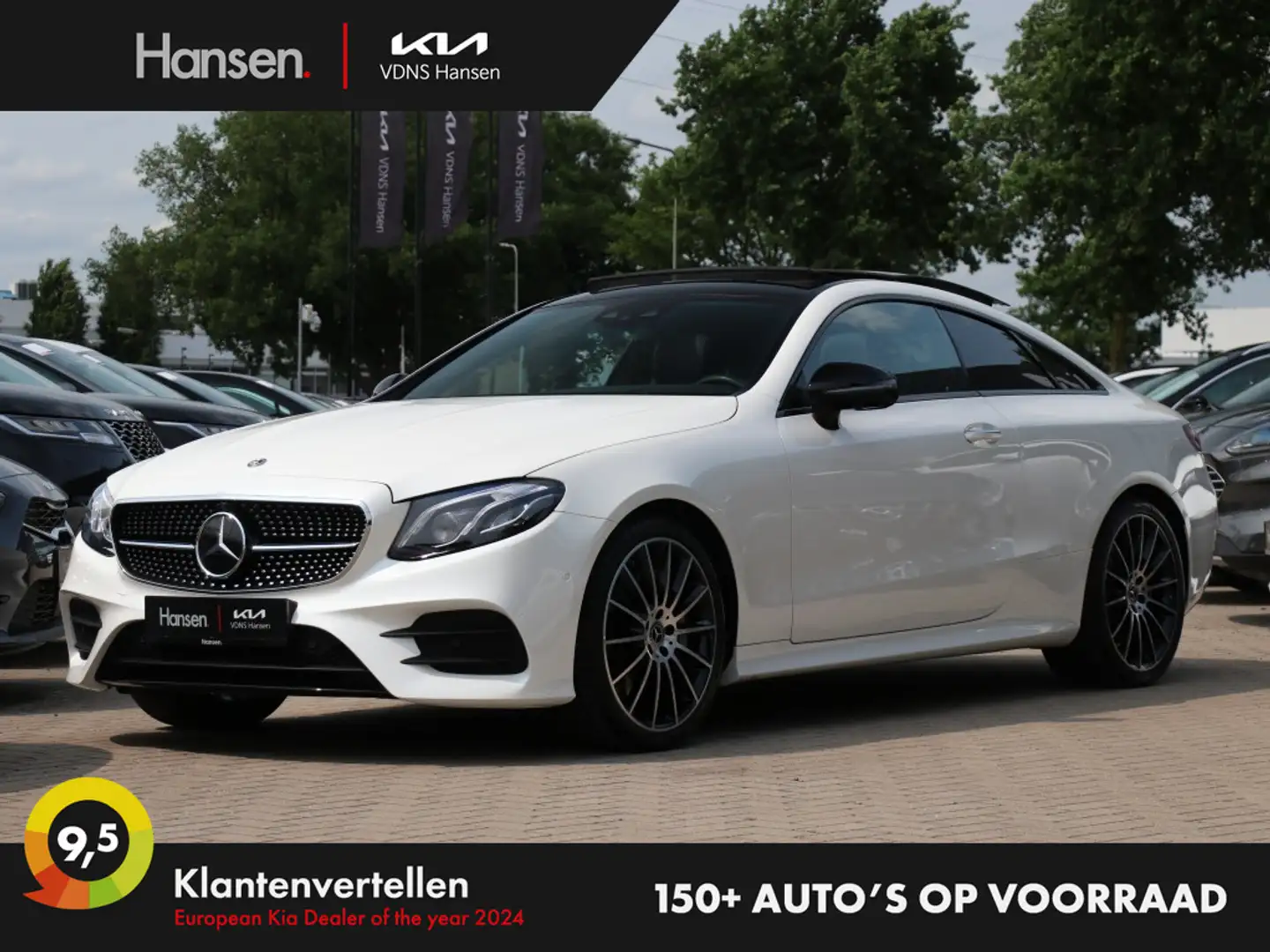 Mercedes-Benz E 350 Coupé AMG Night I Panoramadak I Widescreen I Burme Wit - 1