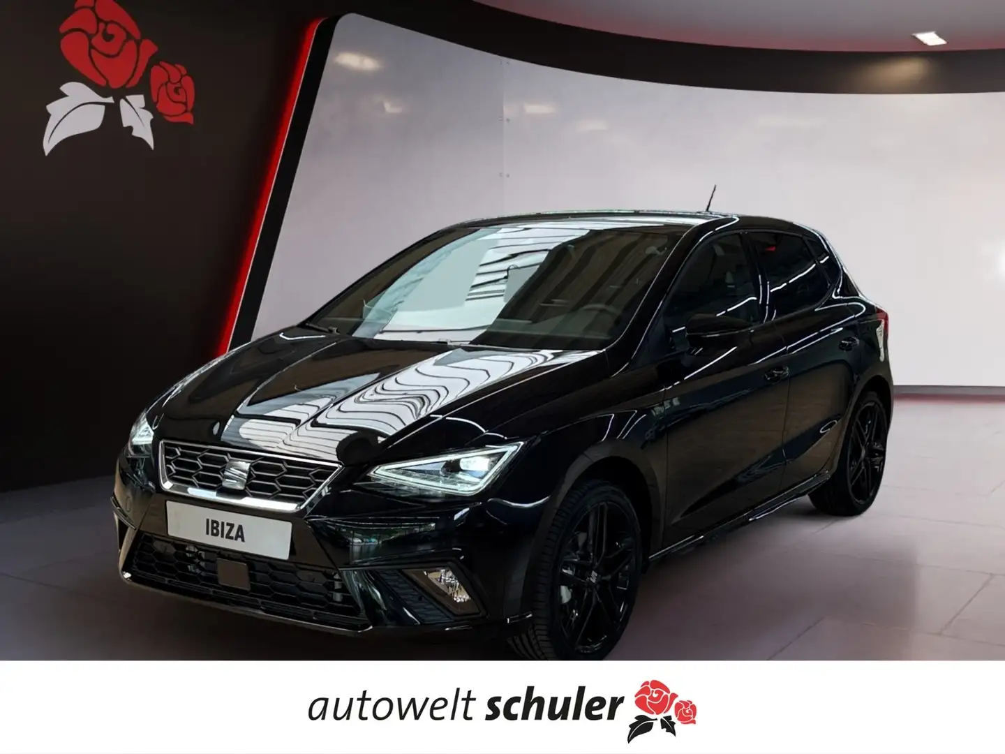 SEAT Ibiza FR Black Edition 1.0 TSI RKF Kessy SHZ Schwarz - 1