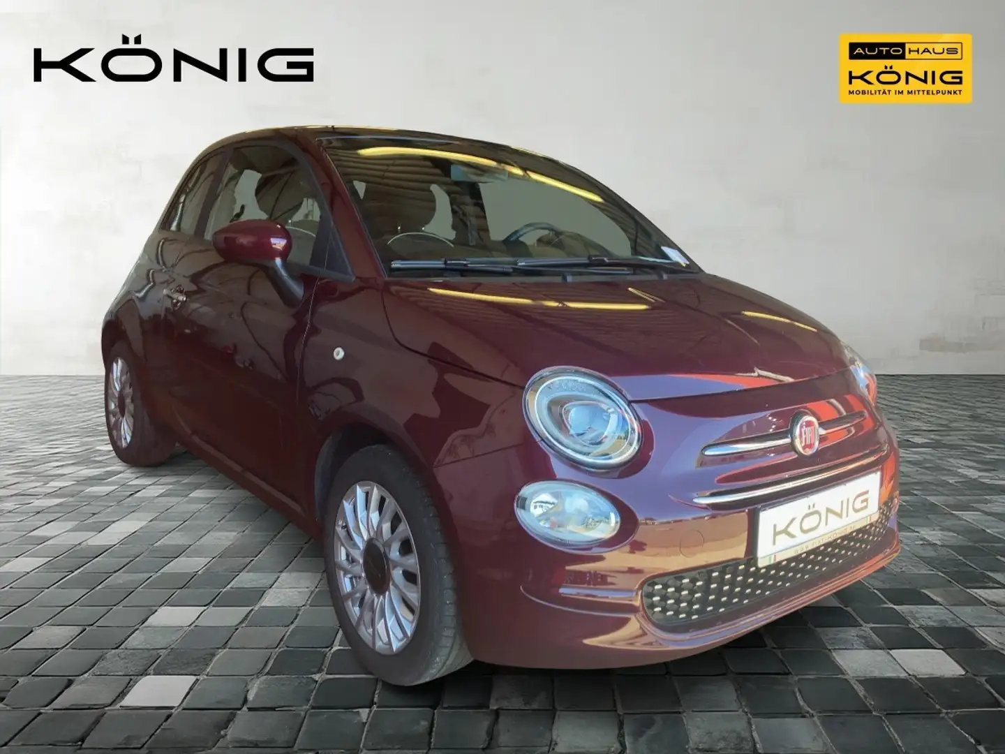 Fiat 500 LOUNGE Dualogic Rot - 2