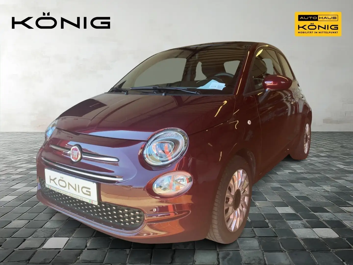 Fiat 500 LOUNGE Dualogic Rot - 1