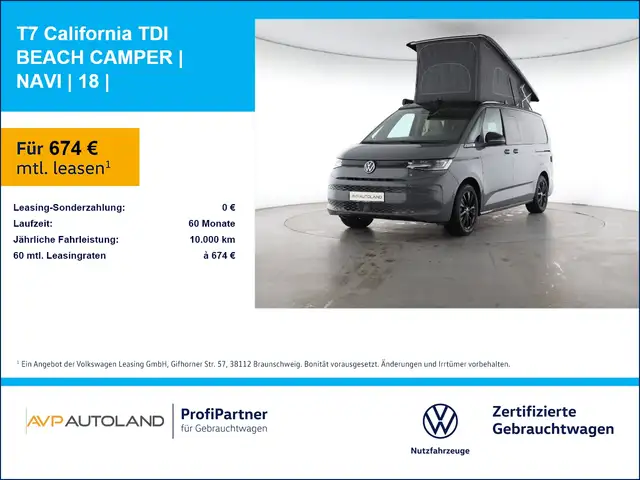 Volkswagen T7 California TDI BEACH CAMPER | NAVI | 18 |