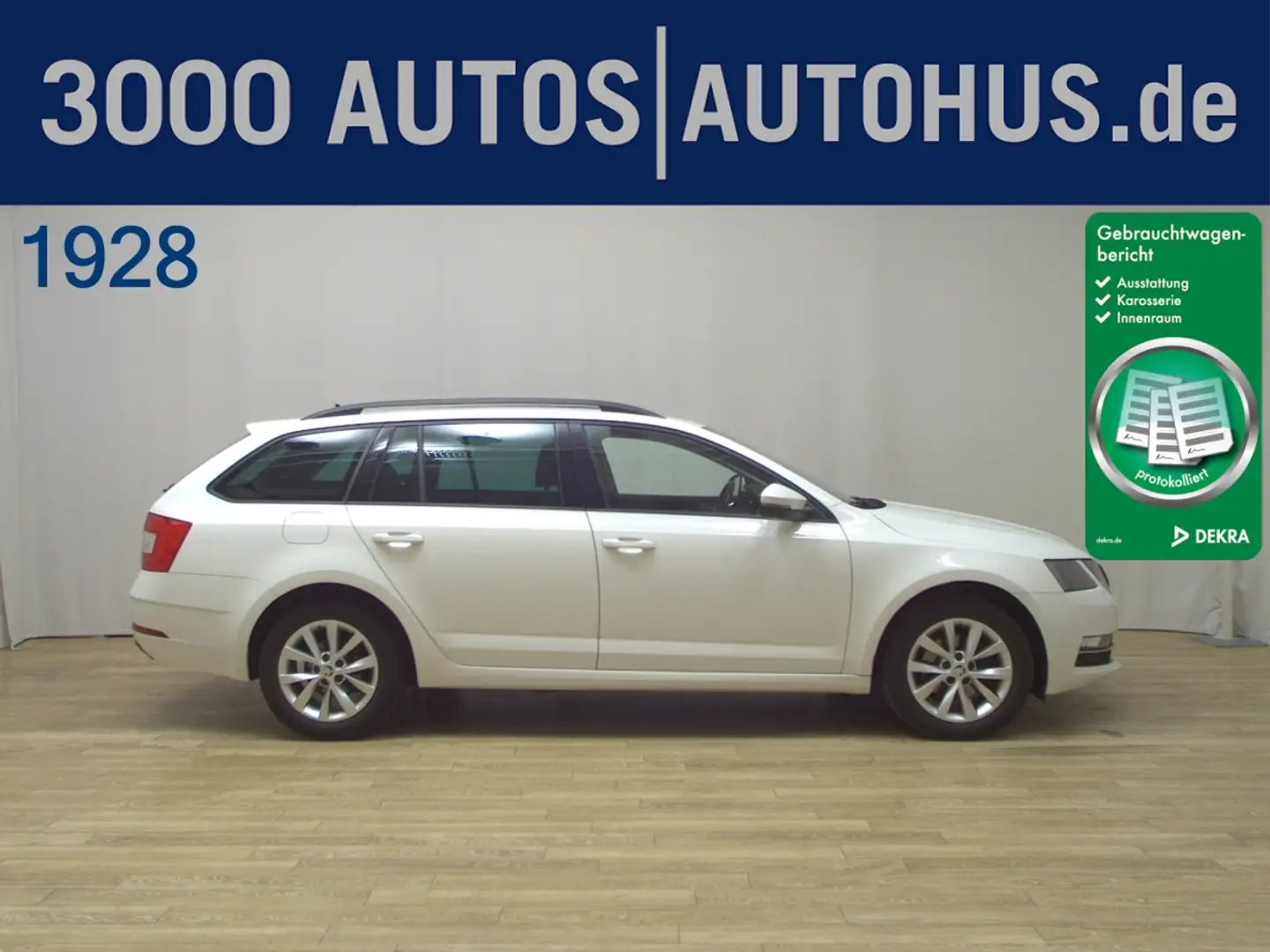 Skoda Octavia Combi 1.5 TSI Style Navi T-Leder PDC Weiß - 1