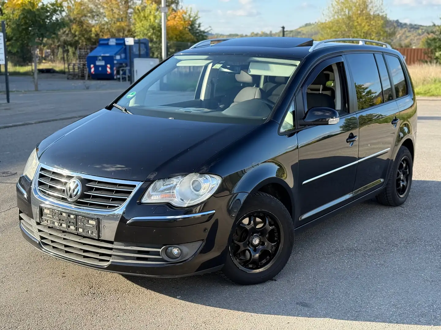 Volkswagen Touran 1.4 TSI DSG Klima | 7 Sitz | Schiebedach | TÜV Schwarz - 2