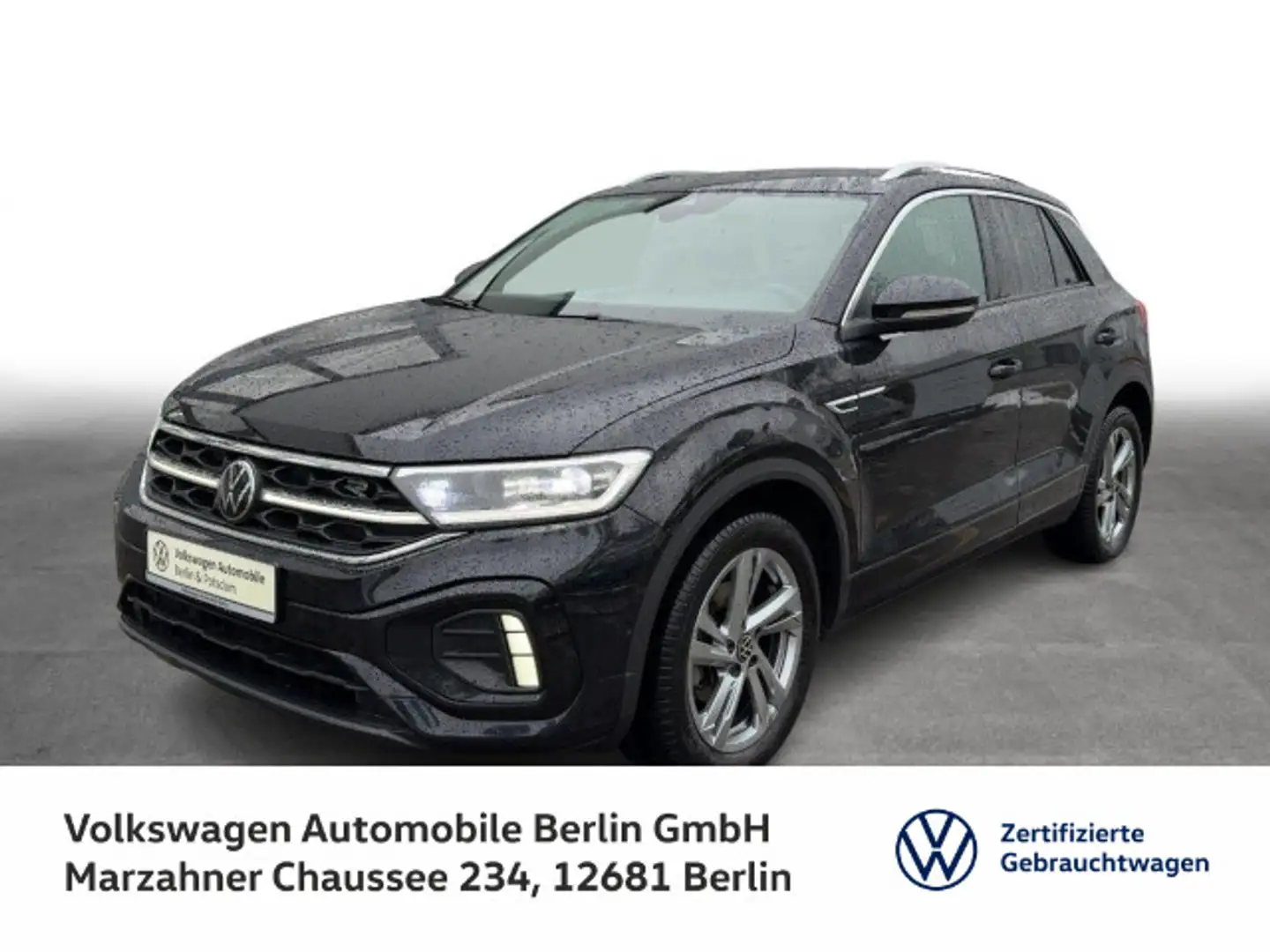 Volkswagen T-Roc 1.5 TSI DSG R-Line Navi LED SHZ PDC Schwarz - 1