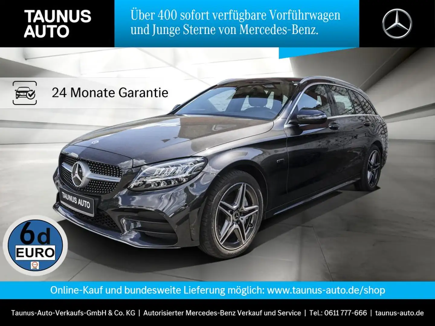 Mercedes-Benz C 300 e T AMG-LINE COMAND MEMORY KAMERA LED DAB Grau - 1