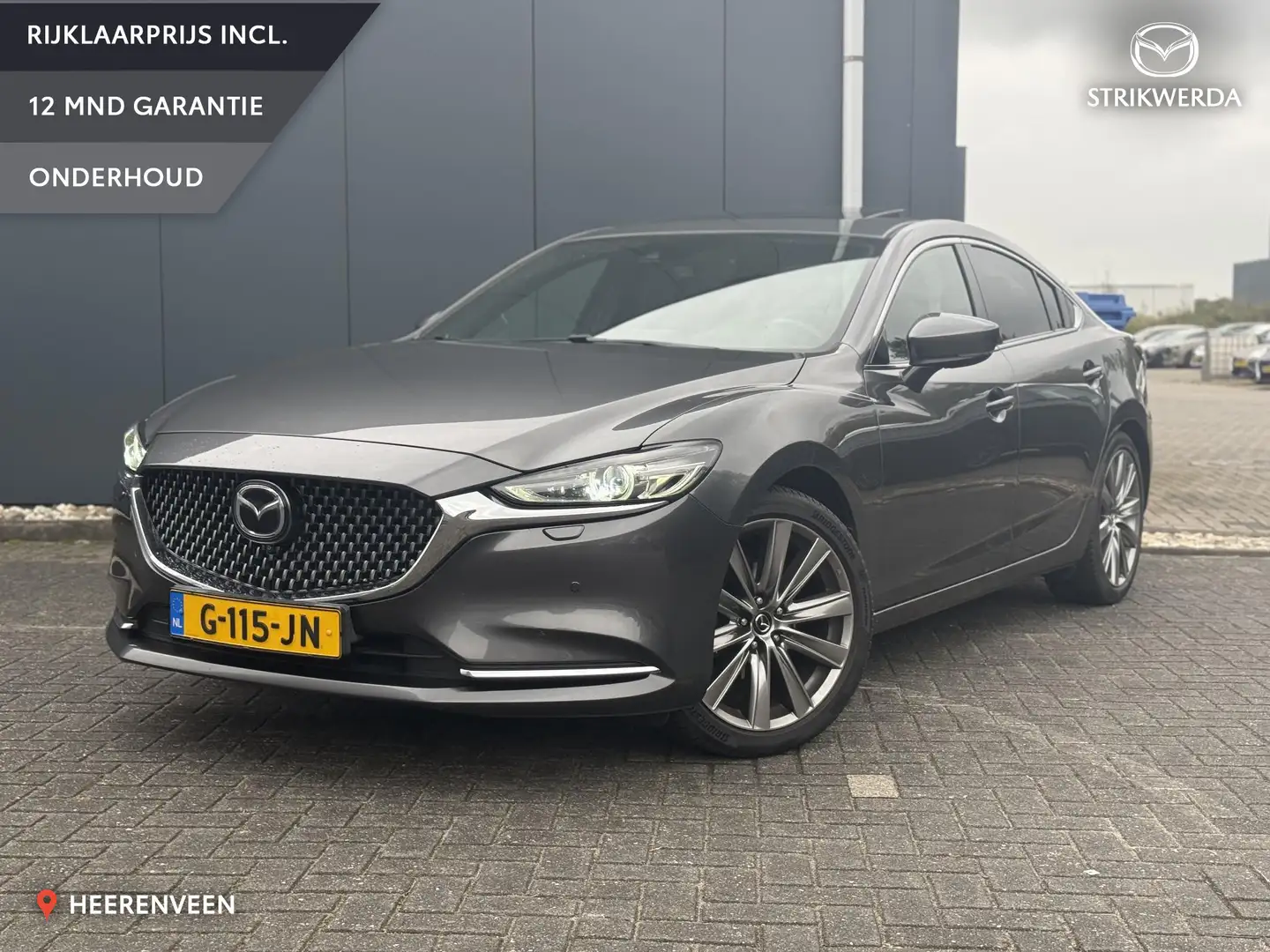 Mazda 6 2.0 SkyActiv-G 165 Signature AUTOMAAT | ALLE OPTIE Gris - 1