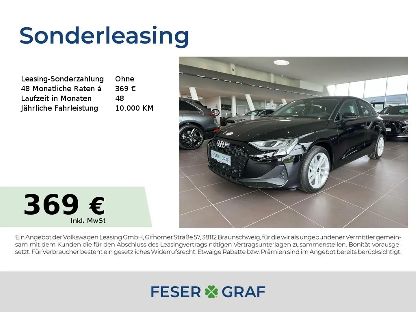 Audi A3 35 TFSI 150PS S tronic*LED*CarPlay* Schwarz - 1