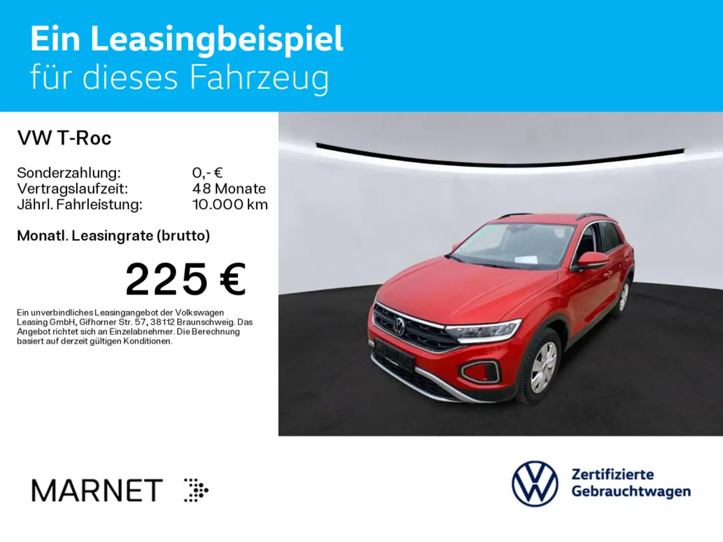 Volkswagen T-Roc 1.0 TSI Life Navi*Kamera*Keyless*Digital*L Rot - 2