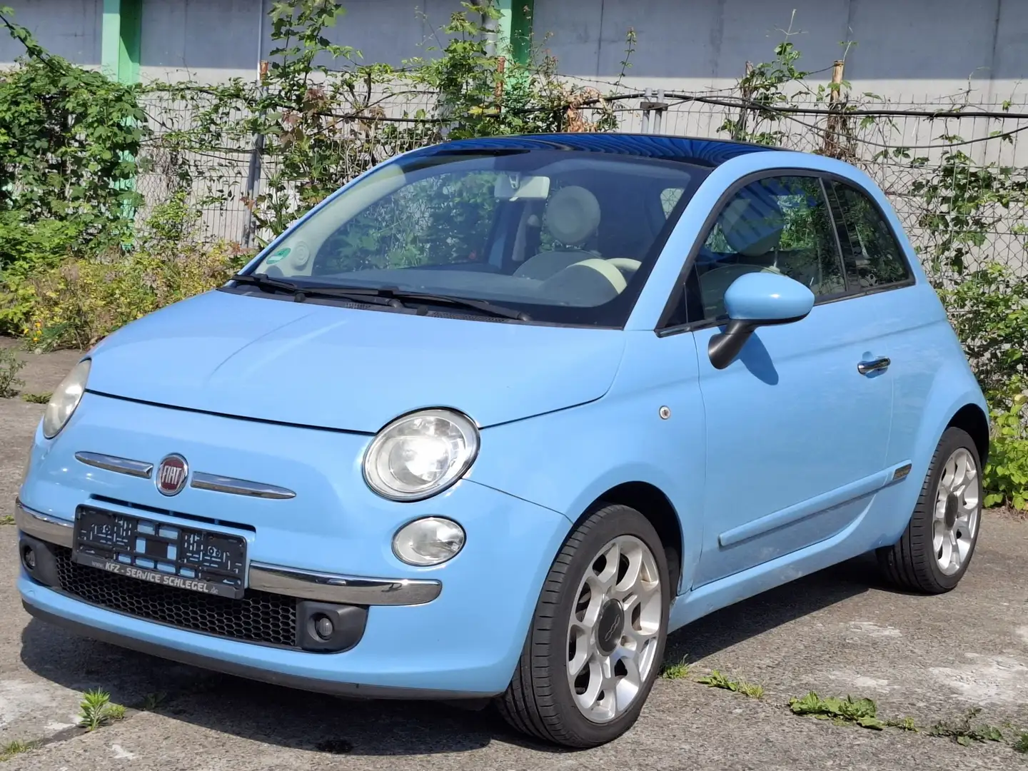 Fiat 500 Lounge TÜV 04/2026 Blau - 1