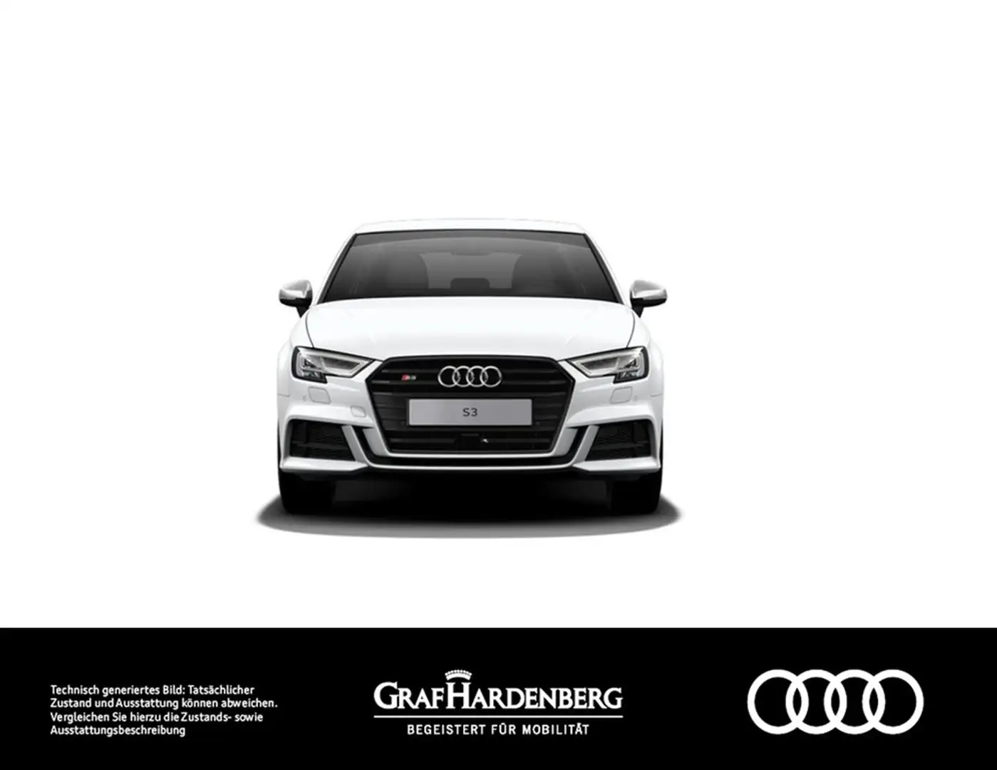 Audi S3 Sportback 2.0 TFSI quattro S line Matrix Navi Blanc - 2