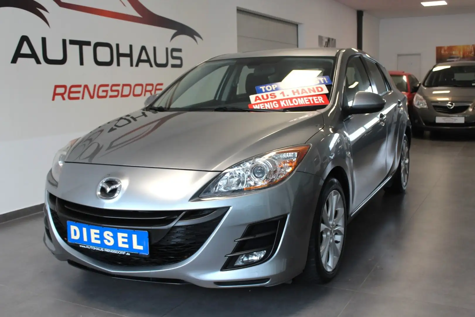 Mazda 3 Lim. Exclusive-Line 1.Hand Grau - 1