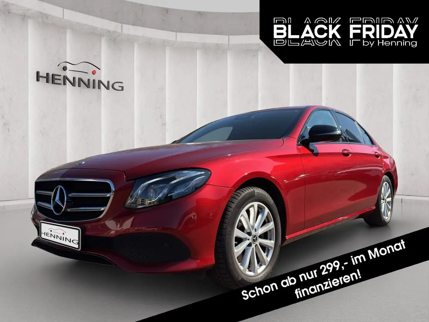 Mercedes-Benz E 200 4M Avantgarde Multibe Widescreen AHK Night Rot - 1