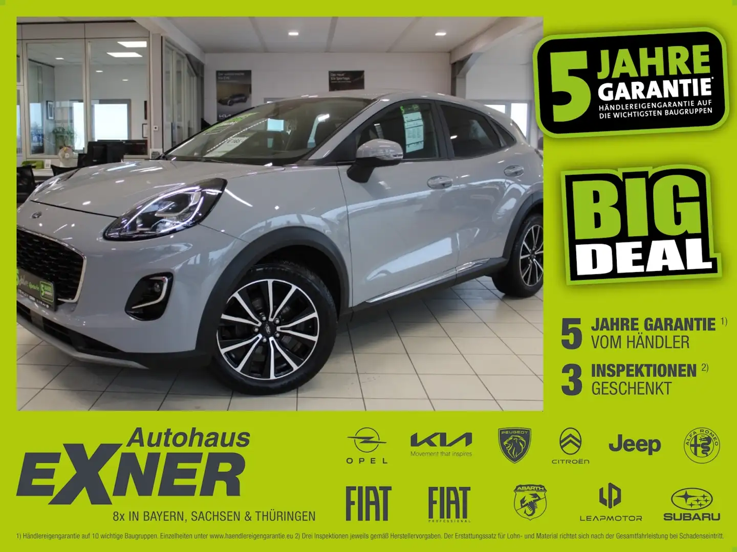 Ford Puma 1,0 EcoBoost TITANIUM Mild Hybrid LED, Navi Gris - 1