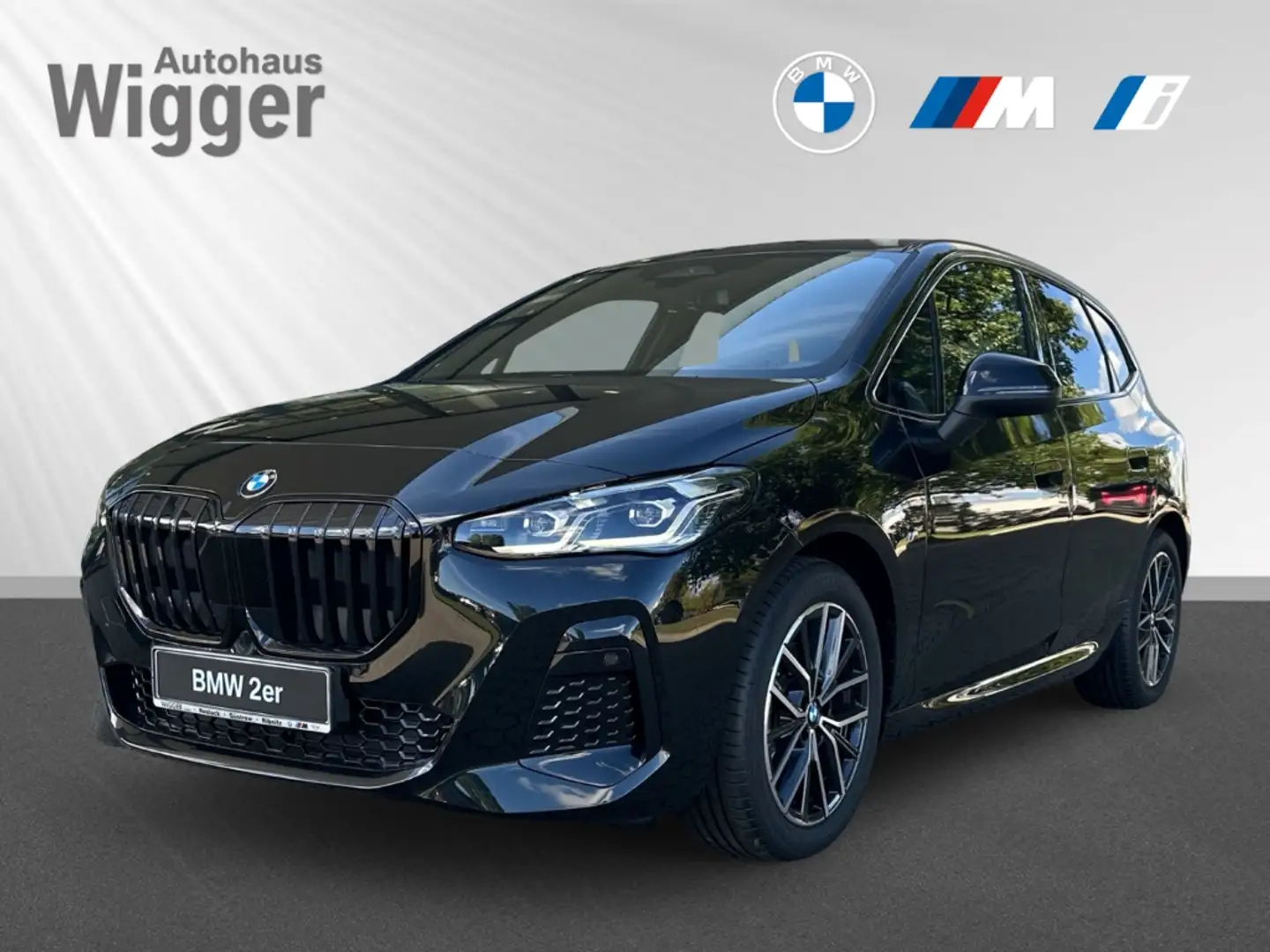 BMW 218 Active Tourer d EU6d d/Sportpaket/AHK-el. klappb./ Noir - 1