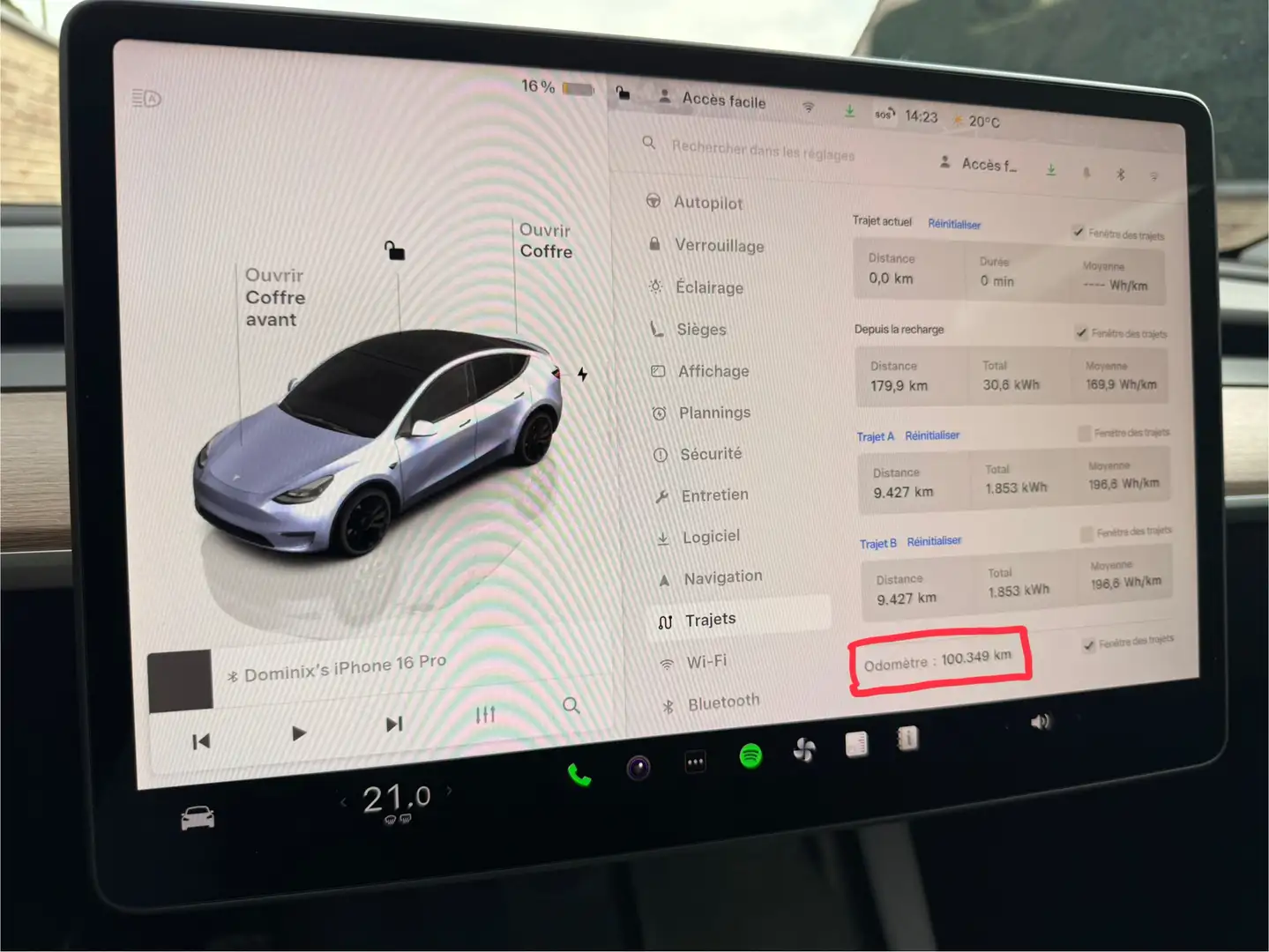 Tesla Model Y Performance Dual Motor AWD TVA Lux Déductible Blanc - 2
