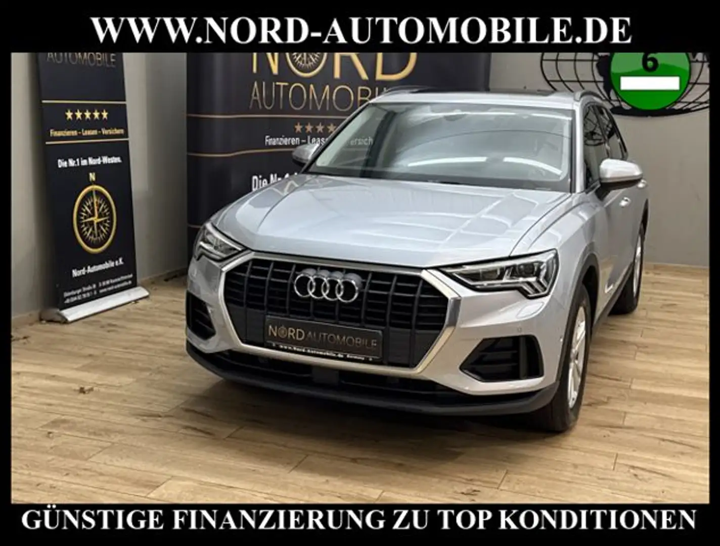 Audi Q3 40 TDI quattro S-Tronic *PANO*MATRIX*TOP-KM* Silber - 1