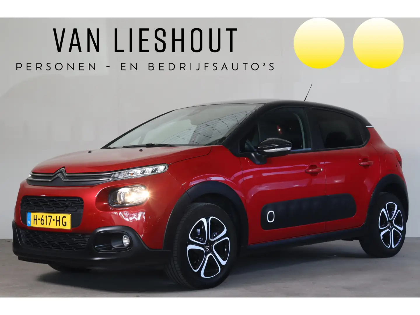 Citroen C3 1.2 PureTech S&S Feel Edition NL-Auto!! Apple Car- Rouge - 1