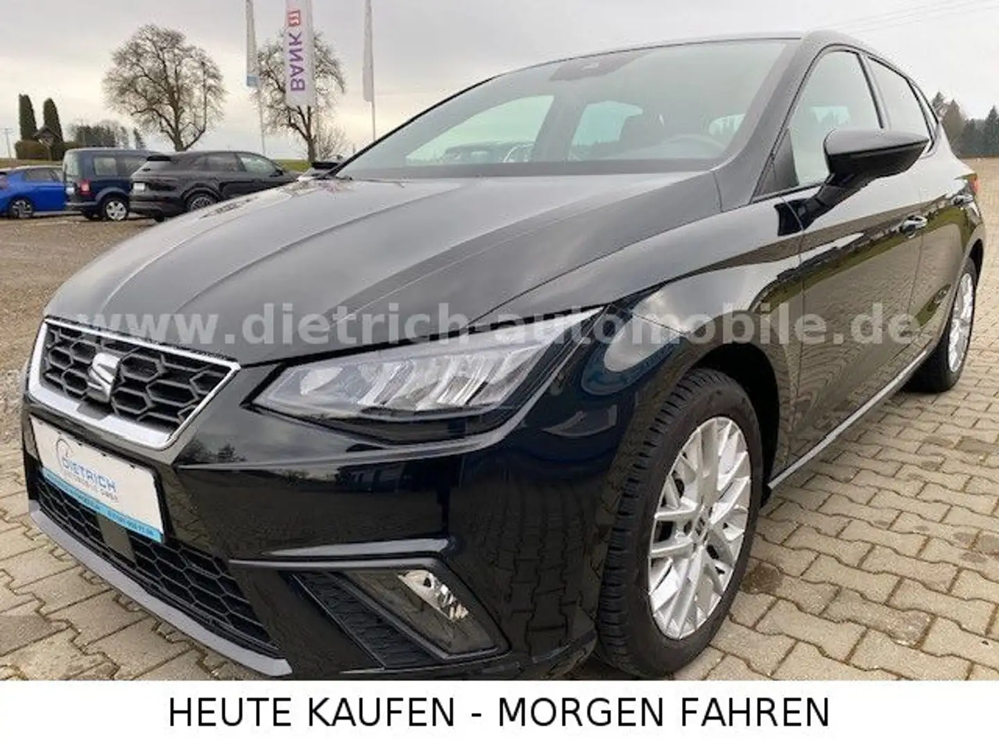 SEAT Ibiza 1,0 FR LED SHZ DAB NAVi ALU AppleCarplay Schwarz - 1