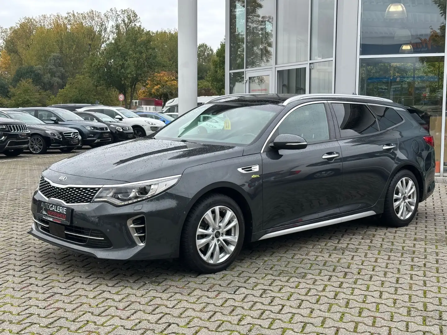 Kia Optima Sportswagon GT-Line/AUT/Bi-LED/PANO/360°K Grau - 1