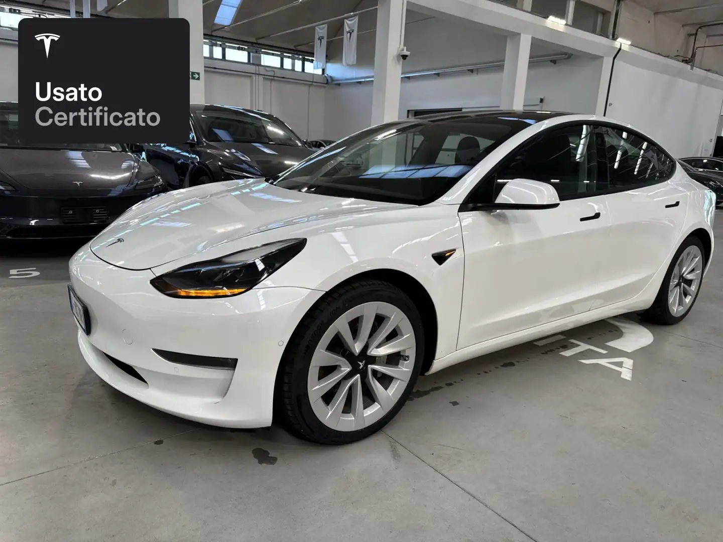 Tesla Model 3 Long Range AWD Bianco - 1