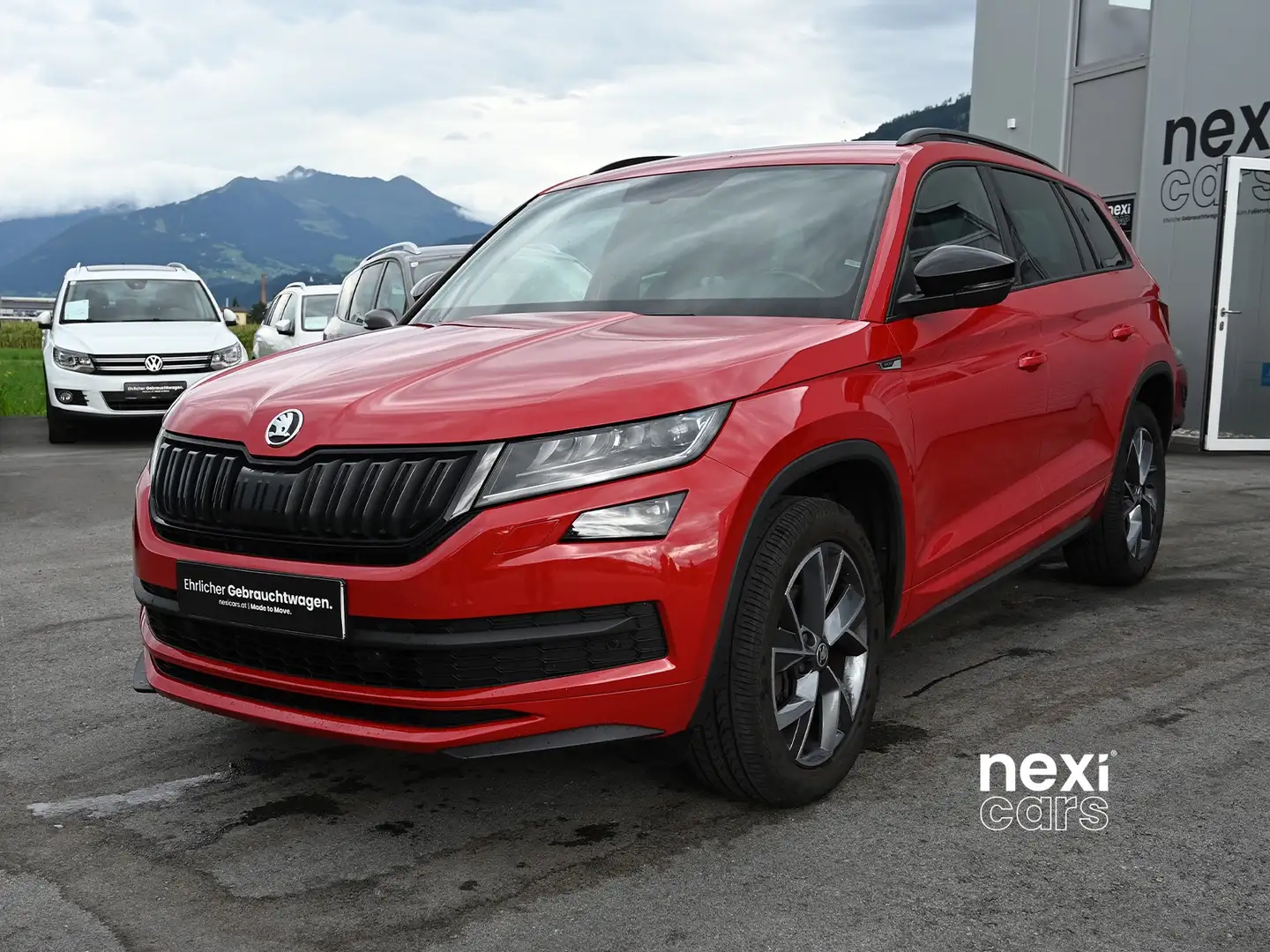 Skoda Kodiaq Sportline | 7 Sitzer | DSG | Alcantara | Bremsen Neu Rot - 1