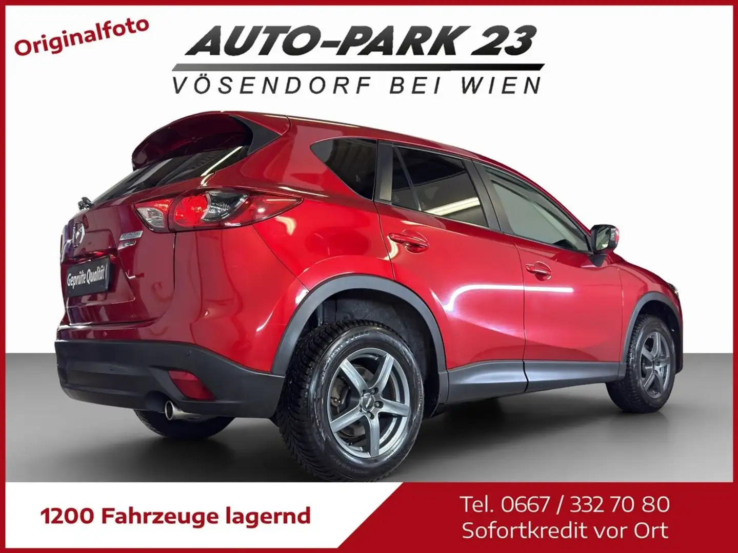 Mazda CX-5 2,2 D AWD Attraction Aut.**KAMERA*NAVI*MOD2015 Rot - 2