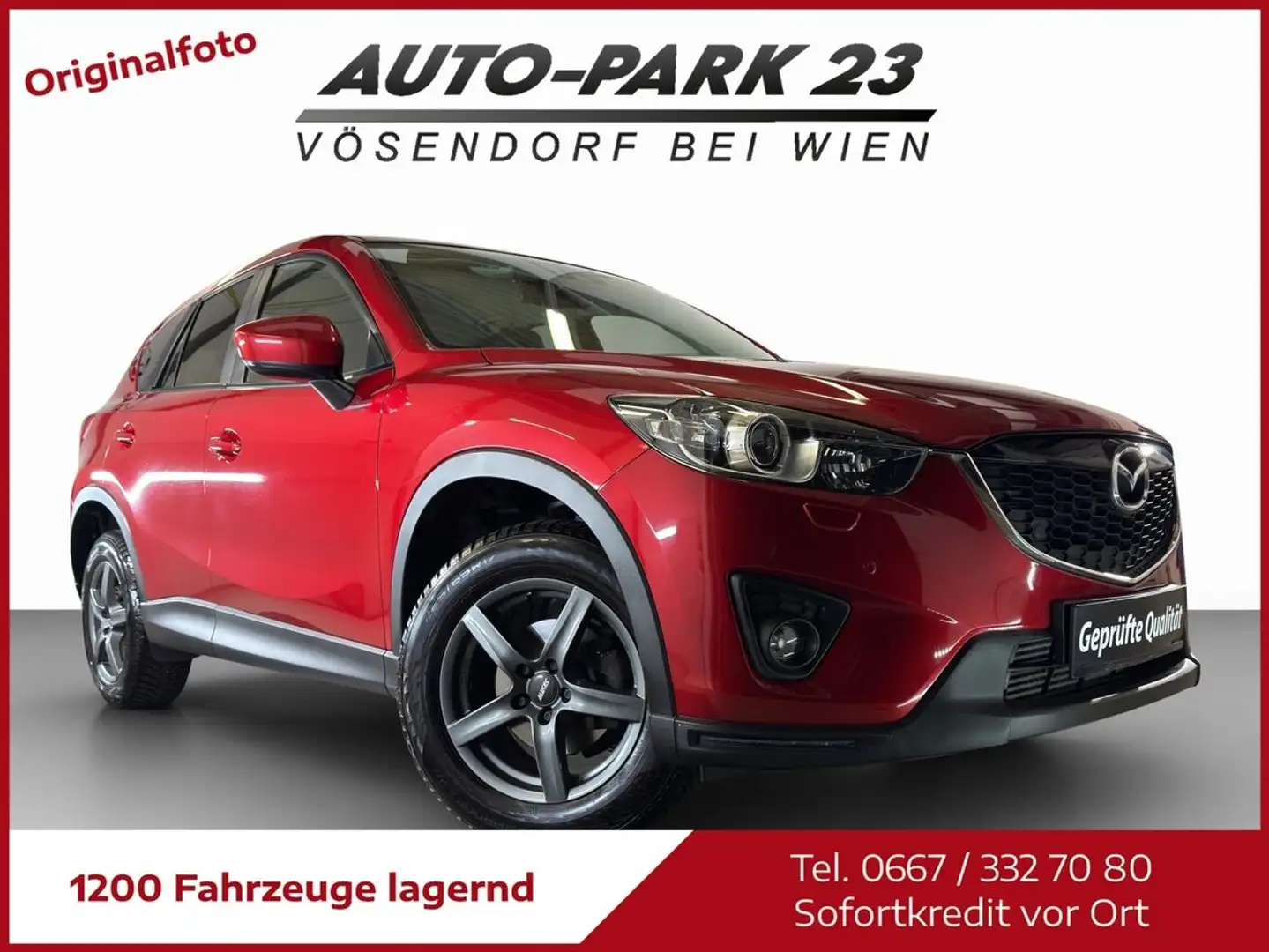 Mazda CX-5 2,2 D AWD Attraction Aut.**KAMERA*NAVI*MOD2015 Rot - 1