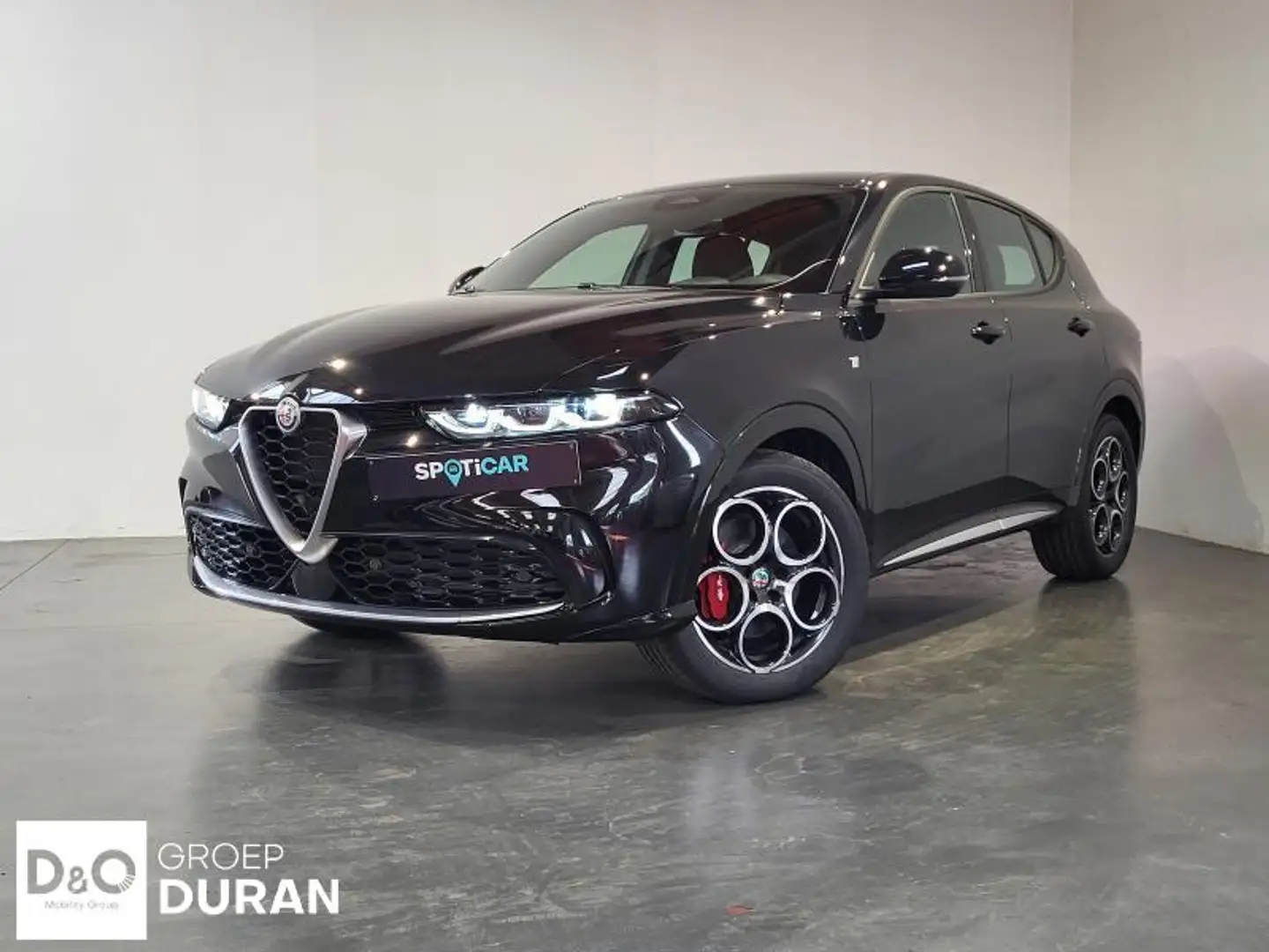Alfa Romeo Tonale Ti Hybrid 160 AT7 Zwart - 1