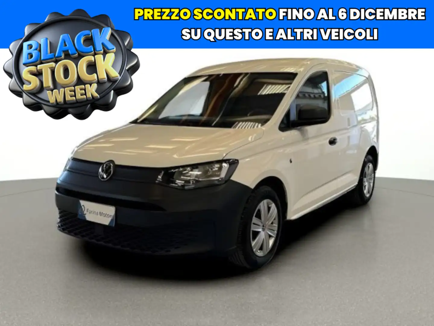 Volkswagen Caddy 2.0 TDI Furgone L1 H1 - Carplay - Sens. ant e post Bianco - 1