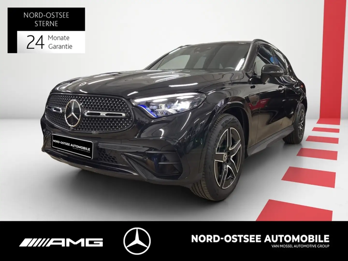 Mercedes-Benz GLC 220 d 4M AMG NIGHT AHK 360° DISTRO MEMORY Noir - 1