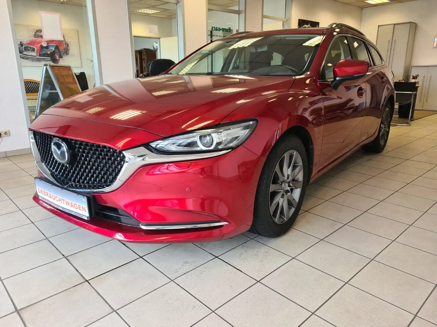 Mazda 6 Kombi Exclusive-Line / LED /KAMERA Rood - 1