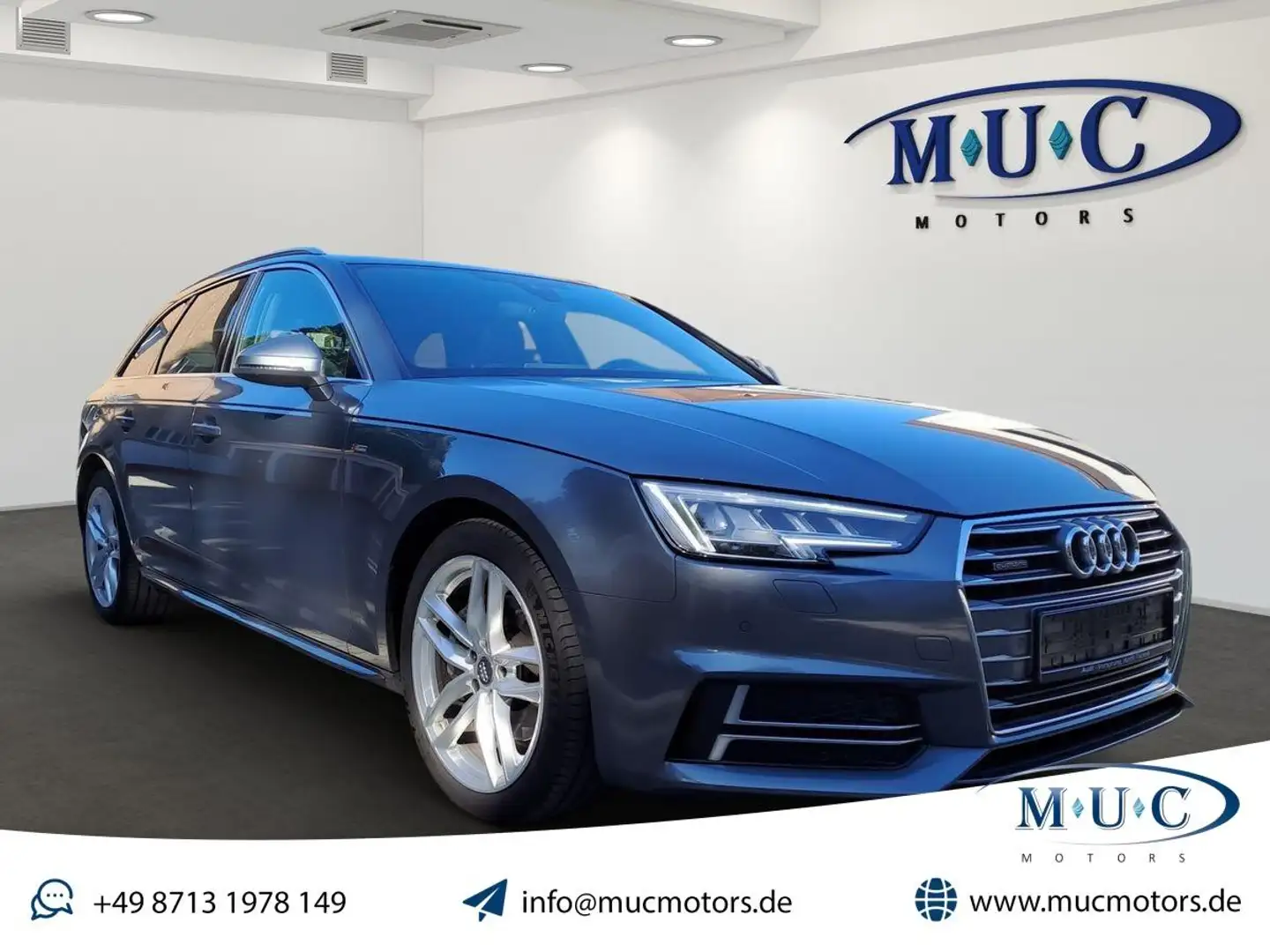 Audi A4 3.0 TDI quattro SLine Sport~virt.Cockp~Matrix Gris - 1