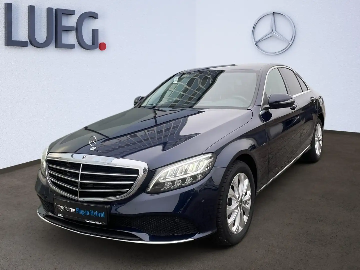 Mercedes-Benz C 300 e 4Matic EXCLUSIVE+KAMERA+LICHTPAKET+NAVI Синій - 1