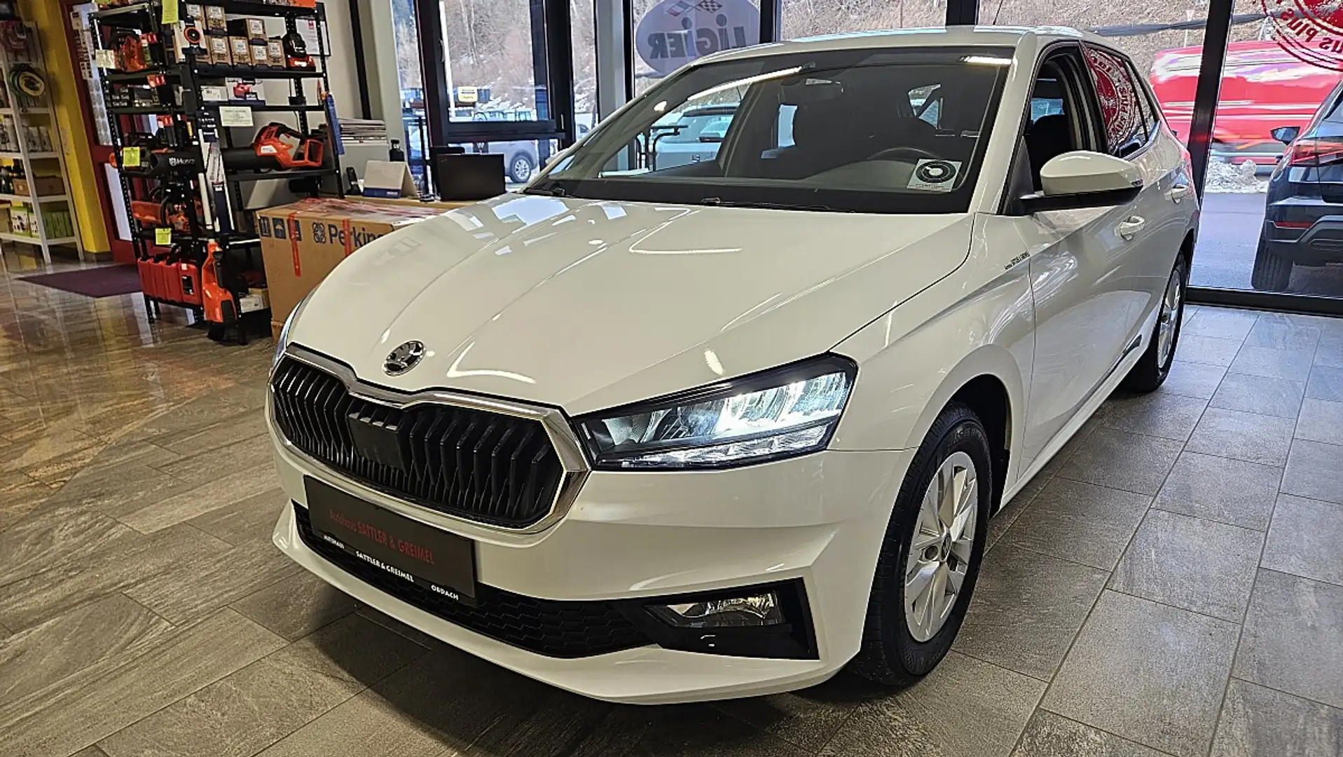 Skoda Fabia Selection 1,0 TSI DSG Weiß - 2