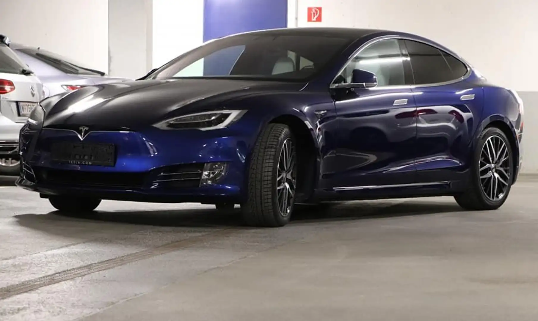Tesla Model S Maximale Reichweite 100kWh Free SuC SC05 Blau - 2