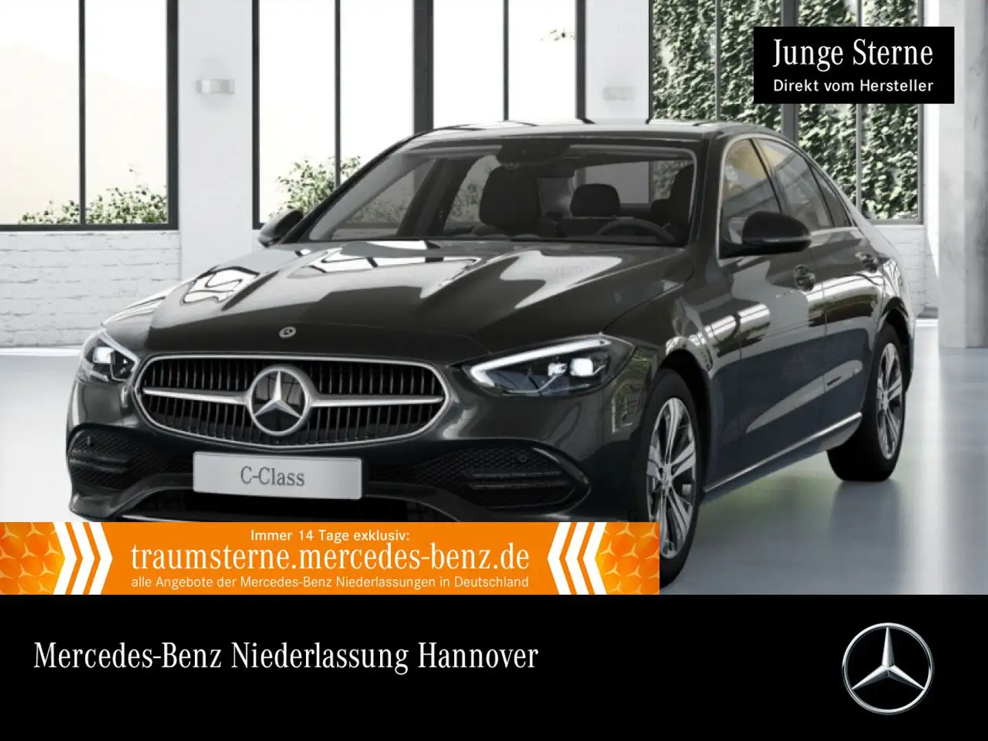 Mercedes-Benz C 180 AVANTG+AHK+LED+KAMERA+TOTW+KEYLESS+9G Grau - 1