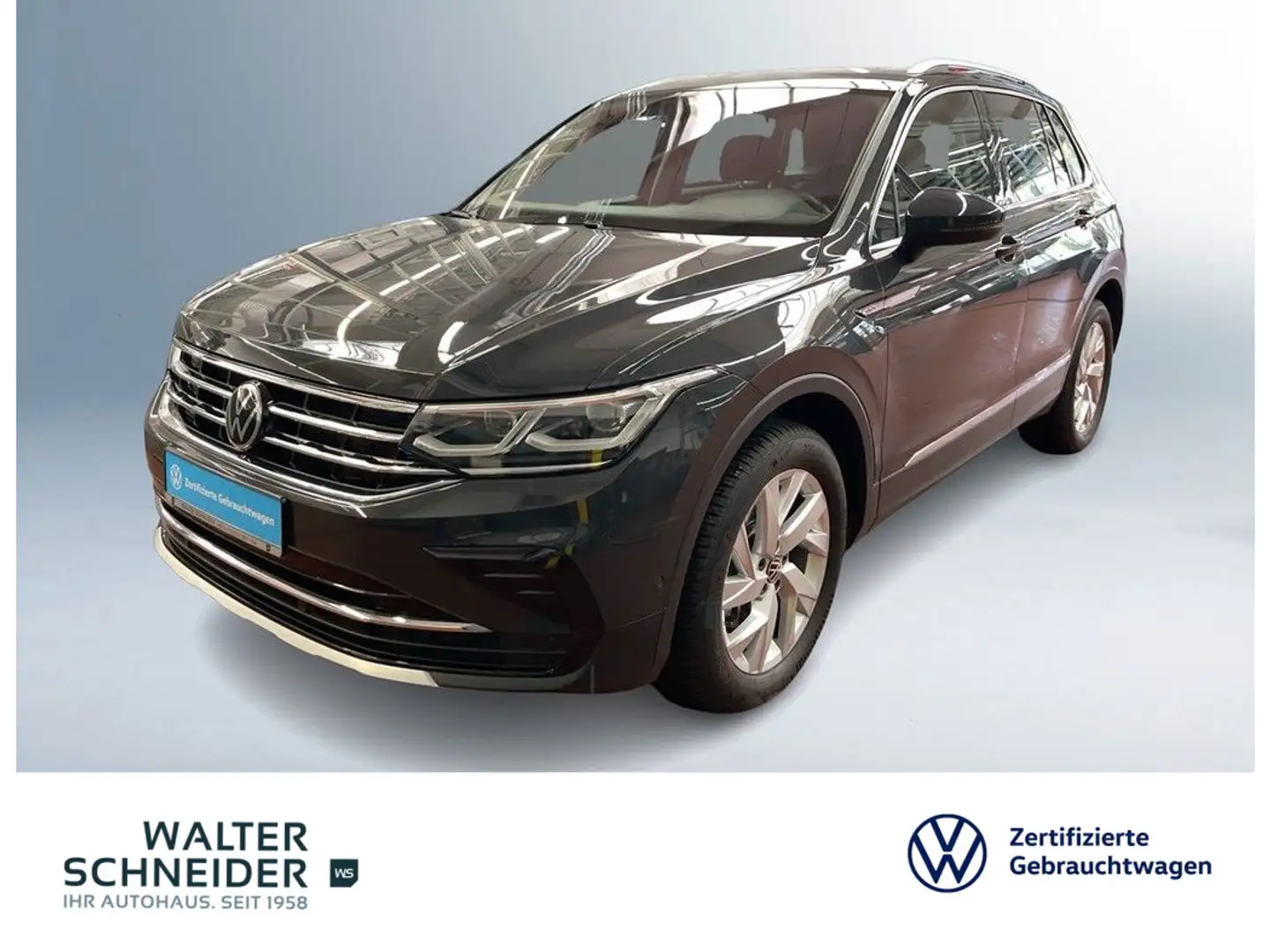 Volkswagen Tiguan 2.0 TSI DSG Elegance 4Motion Navi AHK Gris - 1