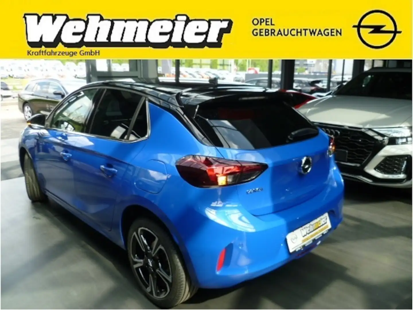 Opel Corsa Elegance- 11KW Charger,AWR,Komf-Pak. Blau - 2