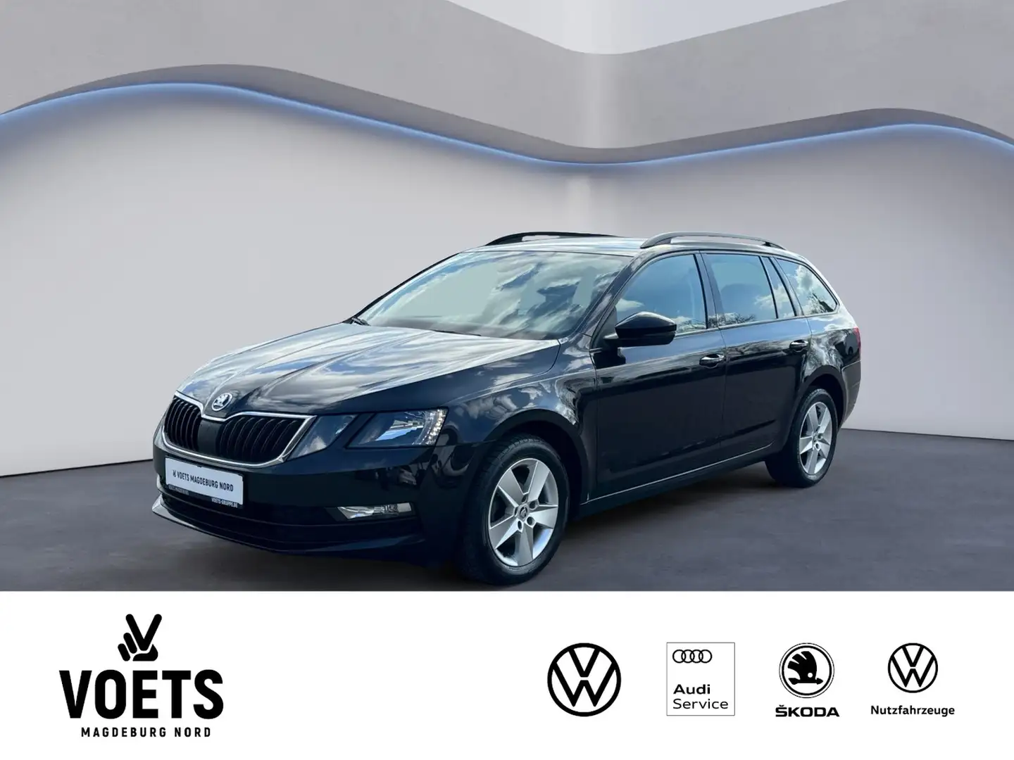 Skoda Octavia Combi 2.0TDI TOUR Navi+AHK+Sitzhzg. Zwart - 1