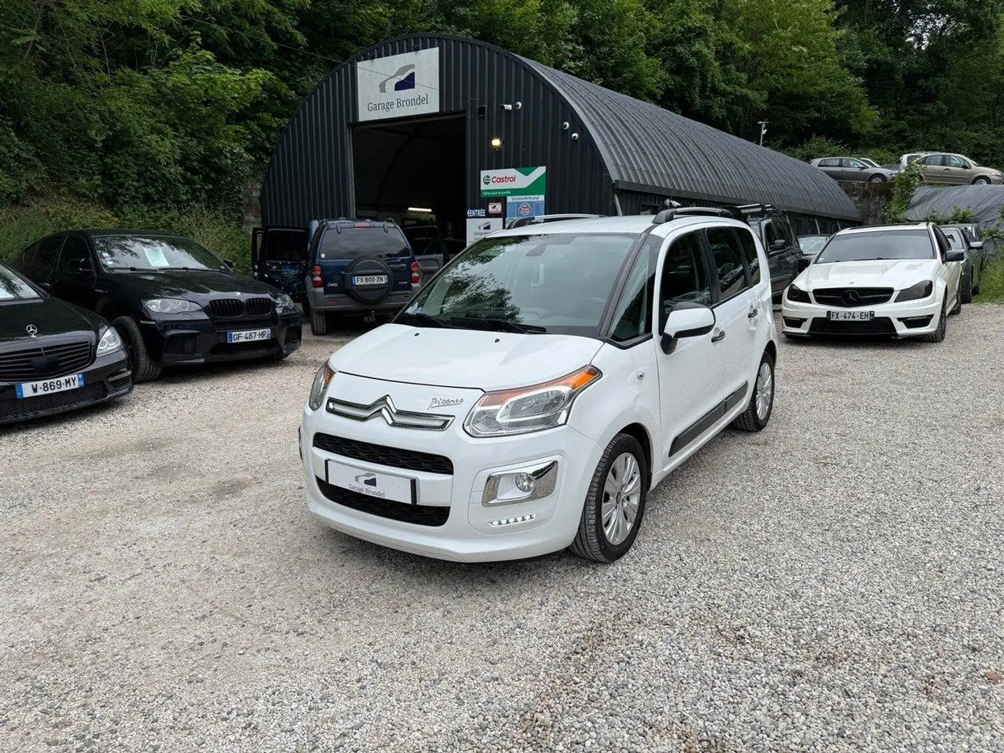 Citroen C3 Picasso 1.2i 110cv Exclusive 1ère main Blanc - 1