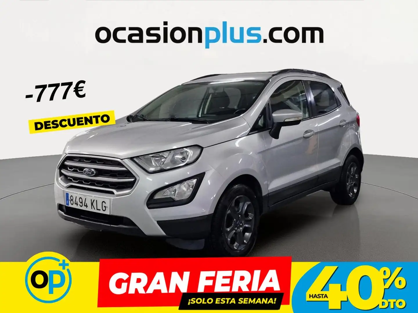 Ford EcoSport 1.5TDCi Trend+ 100 Gris - 1