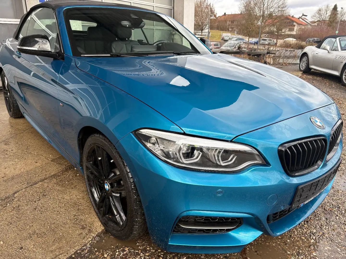 BMW 240 Aut/Cabrio/Navi Prof/Harman Kardon/RFK/usw Bleu - 2