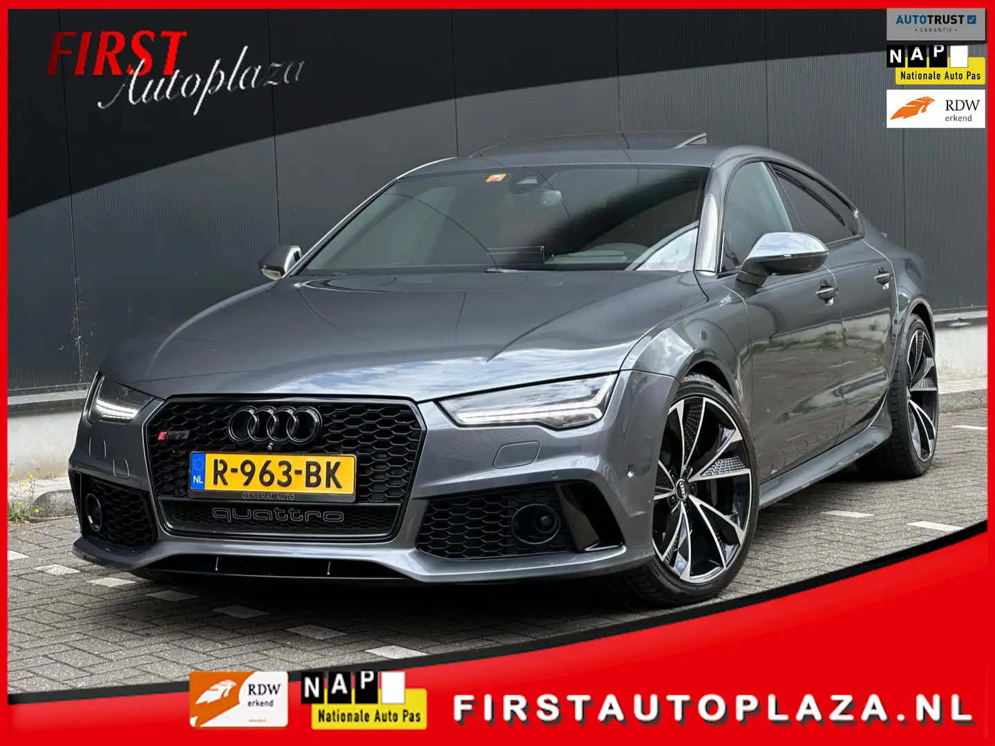 Audi RS7 Sportback 4.0 TFSI Quattro Pro Line Plus SOFTCLOSE Gris - 1