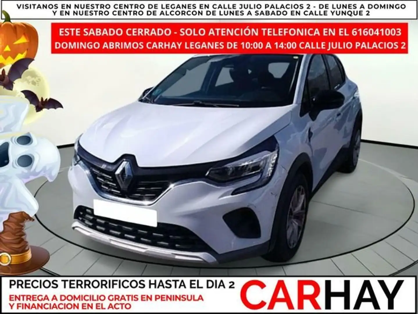Renault Captur TCe Intens 74kW GLP Blanc - 1