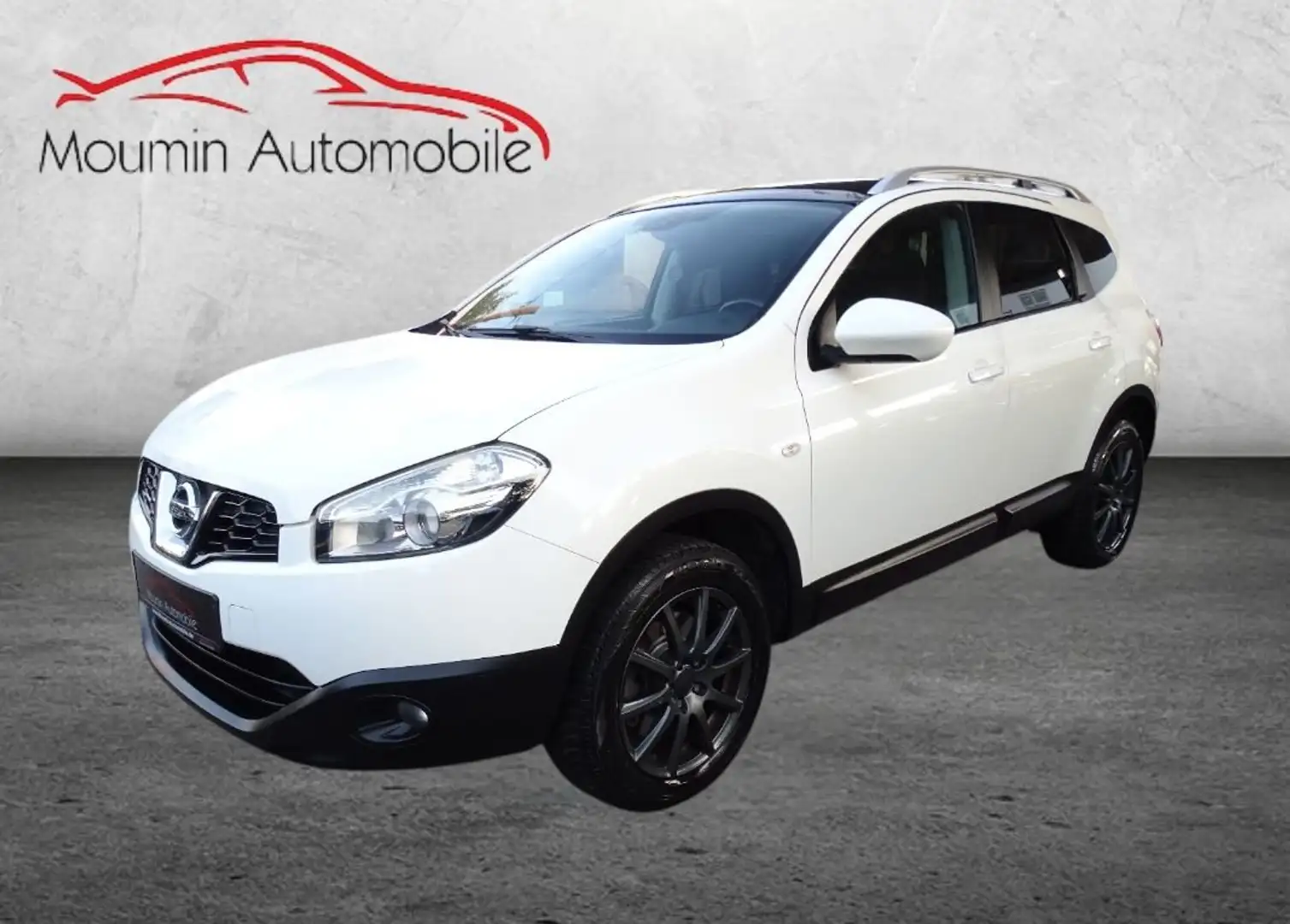 Nissan Qashqai+2 2.0 4x4 Acenta"AUTOM"KAMERA"NAVI"PANO"AHK"7-SITZER Weiß - 1