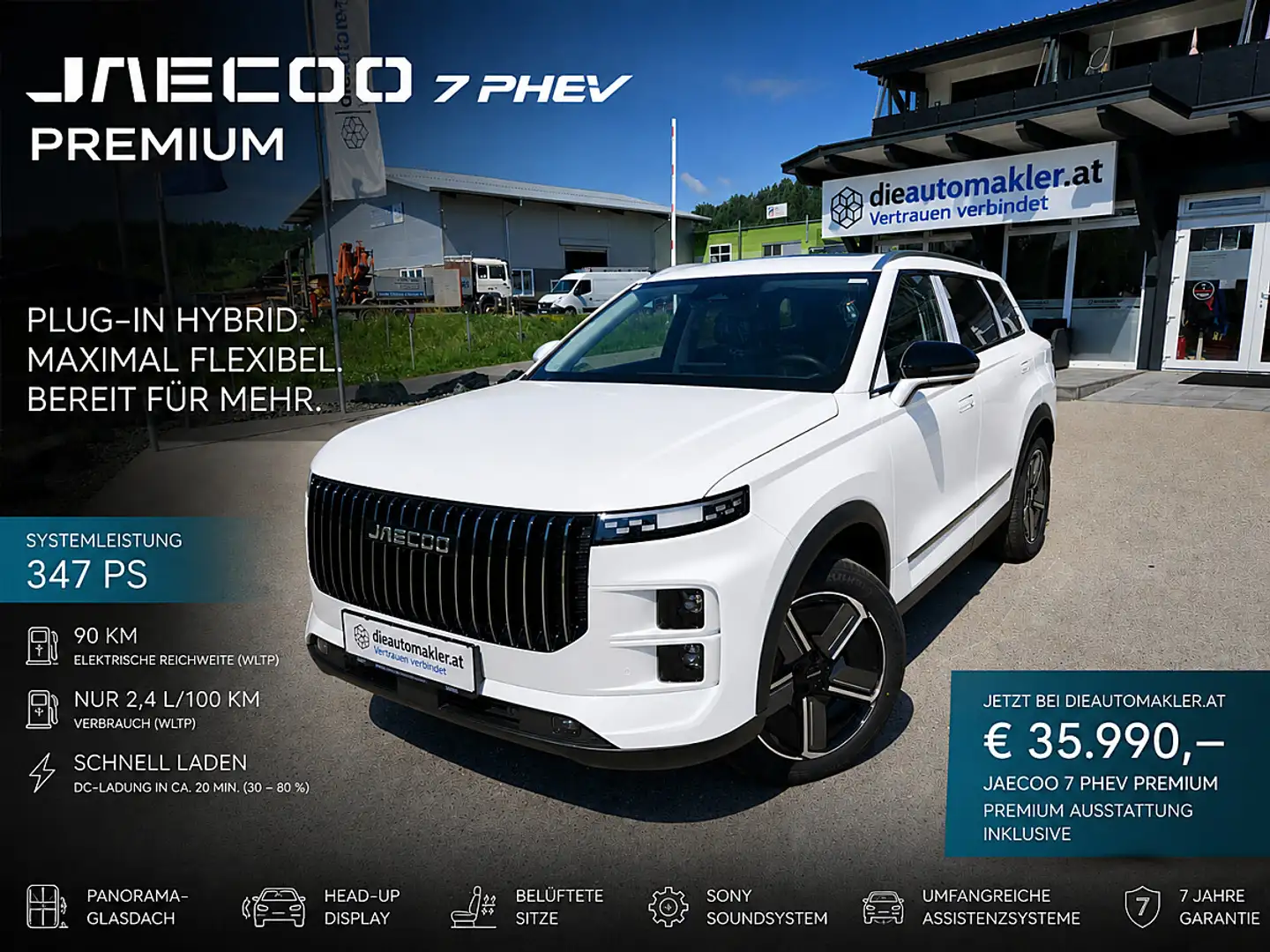 Jaecoo J7 JAECOO 7 PHEV Premium | 347 PS | Vollausstattun... Weiß - 1